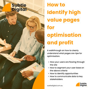 Identifying high-value pages for profit